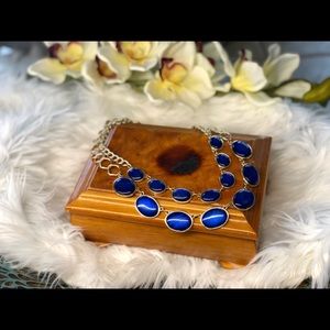 Blue Statement Necklace